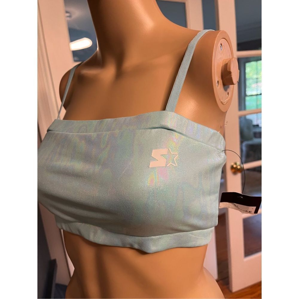 Starter Black Label Aqua Opalescent sz S NWT